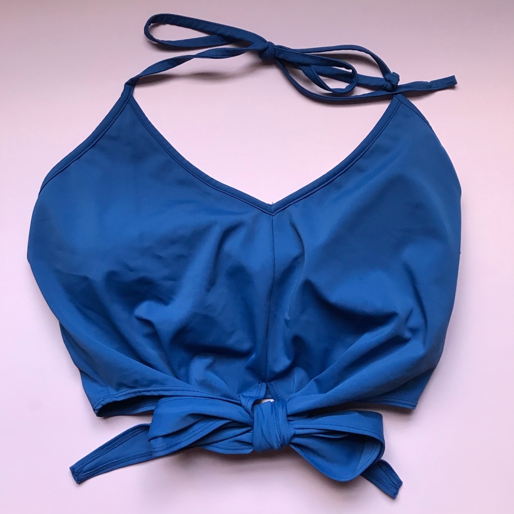 Kortni Jeane Tied-Up Top in Forever Blue